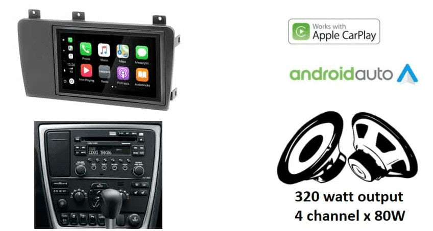 Volvo S60, V70 & XC70 – CarPlay-autoradio · DAB+ · RD-675DBT
