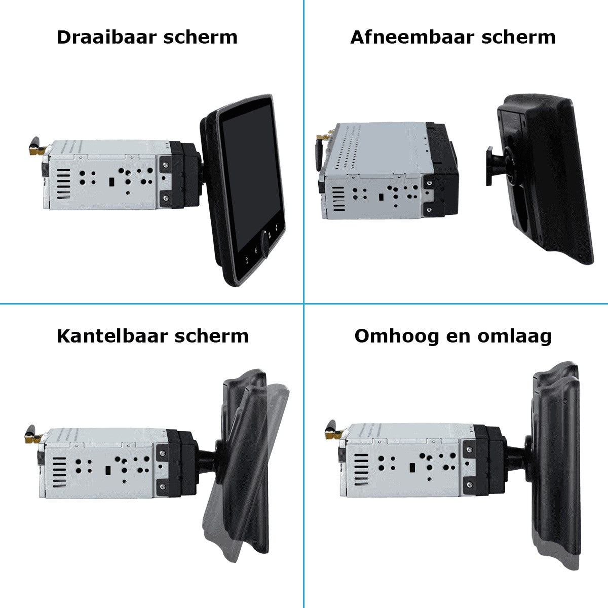 Ford Transit, Transit Connect & Custom (1-DIN) – CarPlay-autoradio · DAB+