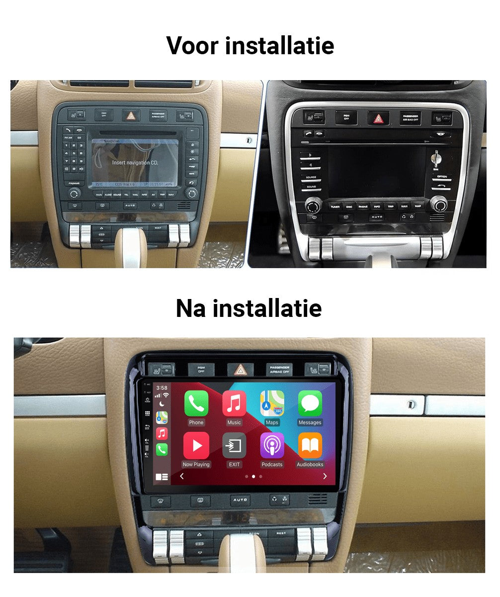Porsche Cayenne (2002–2010) – CarPlay-scherm 9 inch · DAB+ · RD-D040Q