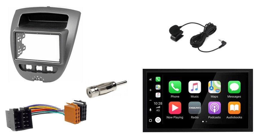Toyota Aygo / Citroën C1 / Peugeot 107 (2006–2014) – CarPlay-autoradio · RD-675DBT
