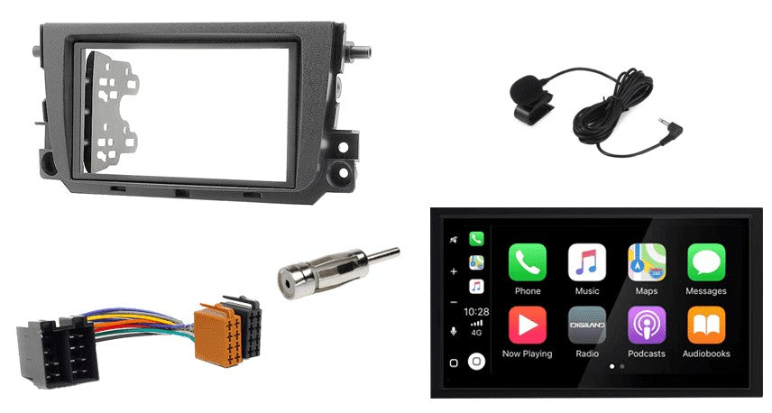 Smart ForTwo (2010–2017) – CarPlay-autoradio · RD-675DBT