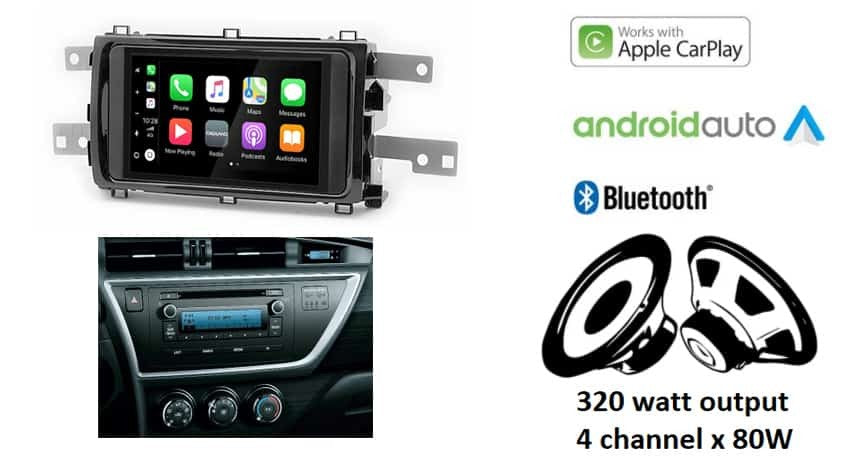 Toyota Auris (vanaf 2013) – CarPlay-autoradio