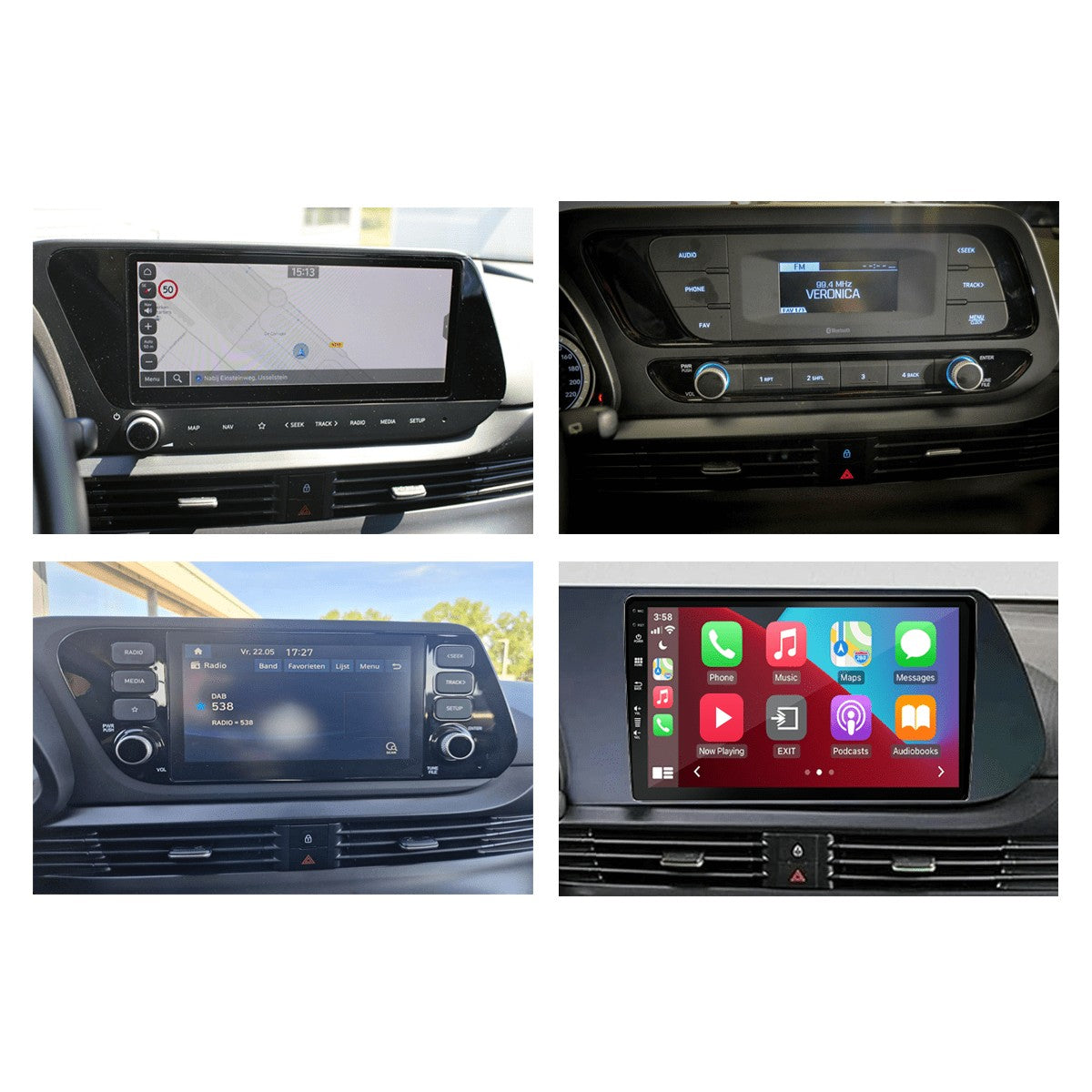 Hyundai i20 (2021–2022) – CarPlay-scherm 10 inch