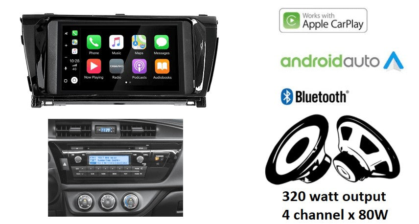 Toyota Corolla (2013–2016) – CarPlay-autoradio