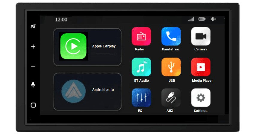 Fiat Grande Punto (2005–2010) – CarPlay-autoradio · zwart · RD-675DBT