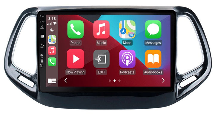 Jeep Compass (vanaf 2017) – CarPlay-scherm 10 inch · DAB+ · RD-D040Q