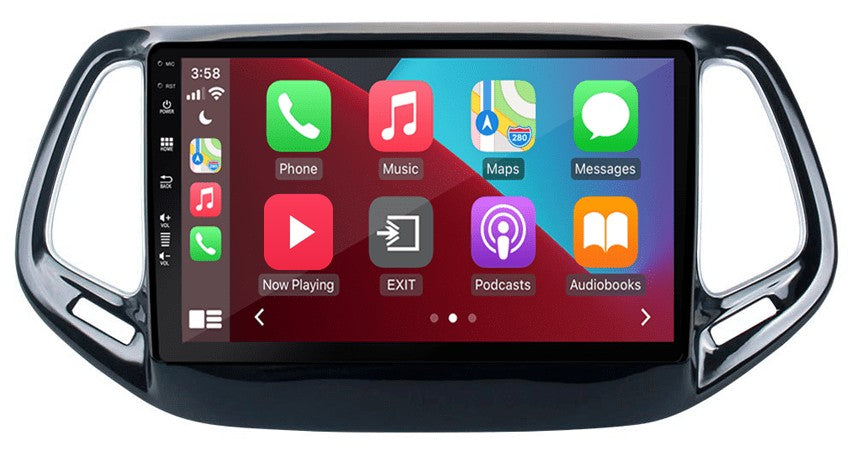 Jeep Compass (vanaf 2017) – CarPlay-scherm 10 inch · DAB+ · RD-D040Q