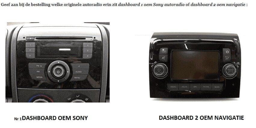Fiat Ducato (vanaf 2011) – JBL CarPlay-autoradio
