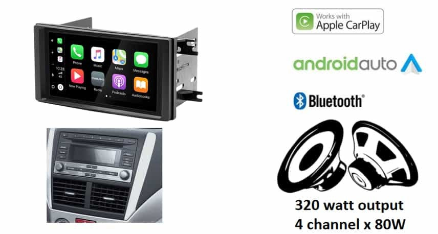 Subaru Forester (2008–2015) – CarPlay-autoradio · RD-675DBT