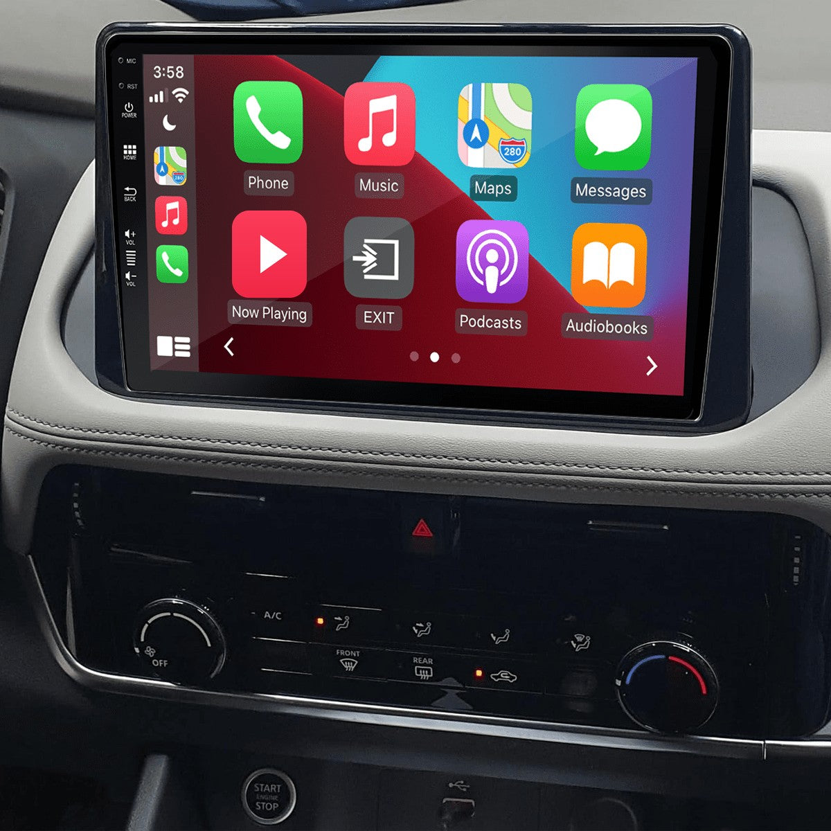 Nissan X-Trail (2021–2023) – CarPlay-scherm 10 inch