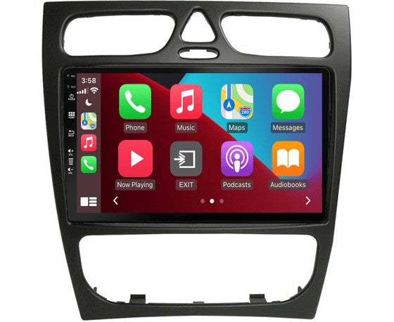 Mercedes-Benz C-Klasse, G-Klasse, Vito & Viano – CarPlay-scherm 9 inch · DAB+