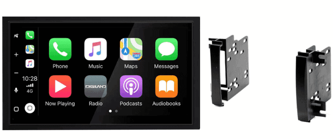 Dodge Avenger, Caliber, Challenger & Ram – CarPlay-autoradio · DAB+ · RD-675DBT