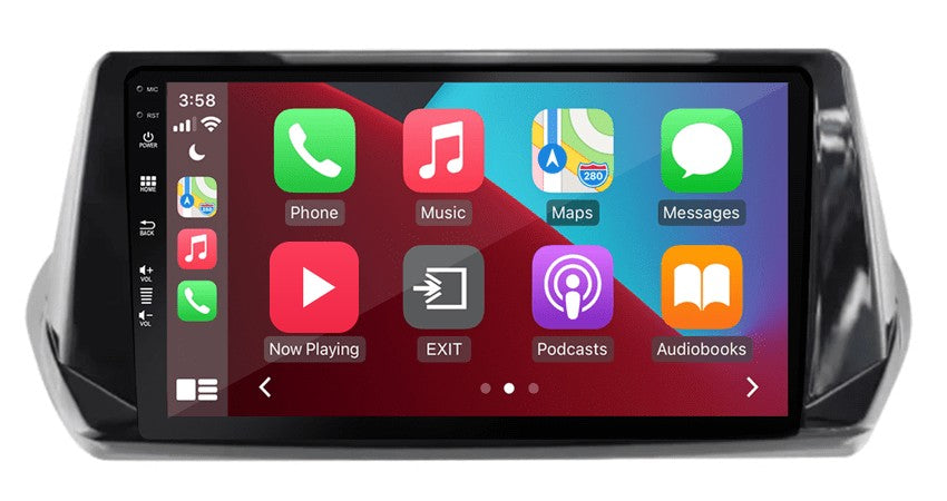 Peugeot 208 (2019–2022) – CarPlay-scherm 9 inch · DAB+ · RD-D040Q
