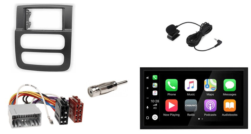 Dodge RAM (2002–2005) – CarPlay-autoradio · RD-675DBT