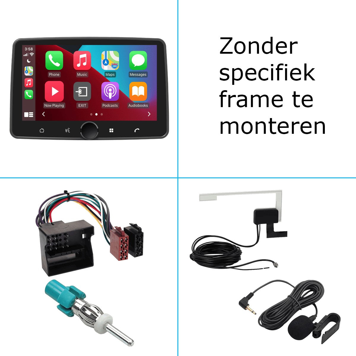 Citroën Berlingo & Jumpy, Peugeot Expert & Partner (2007–2016) – CarPlay-autoradio · DAB+ · RD-RDAB