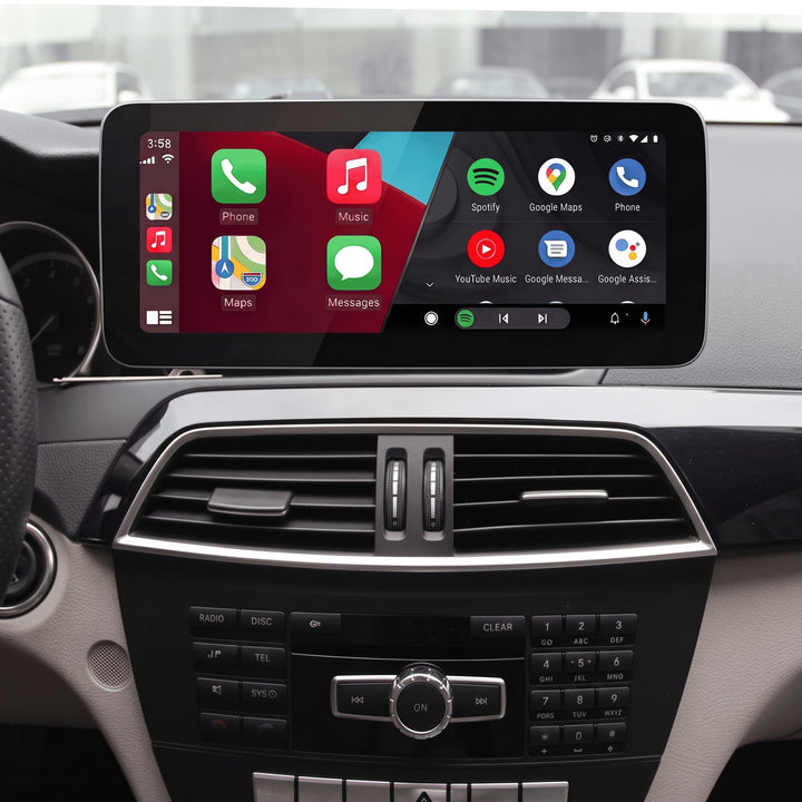 Mercedes-Benz C-Klasse (W204) (2011–2014) – CarPlay-schermupgrade 12,3 inch · NTG 4.5/4.7