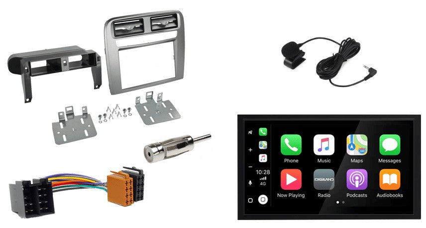 Fiat Grande Punto (2005–2010) – CarPlay-autoradio · zilver · RD-675DBT