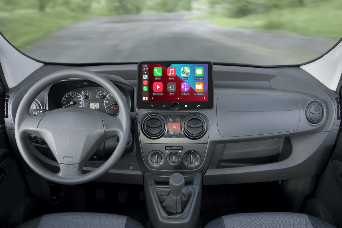 Peugeot Bipper, Fiat Fiorino & Citroën Nemo (2008–2020) – CarPlay-autoradio · DAB+