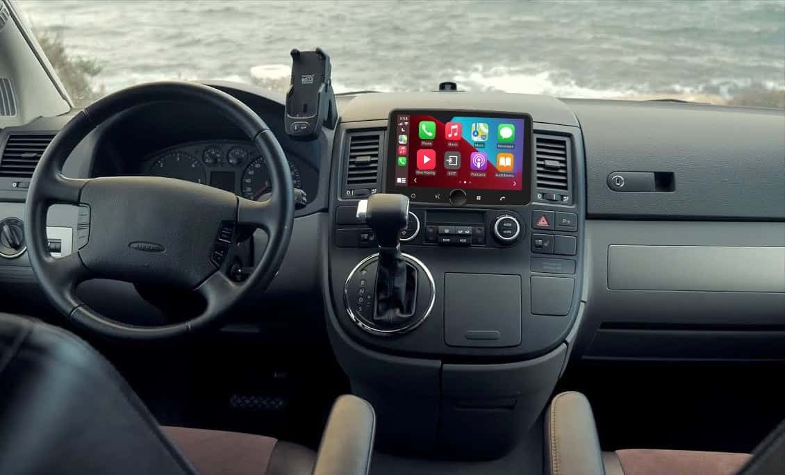 Volkswagen Touareg, T5 Multivan & Transporter – CarPlay-scherm 10,1 inch · draaibaar · RD-D040Q