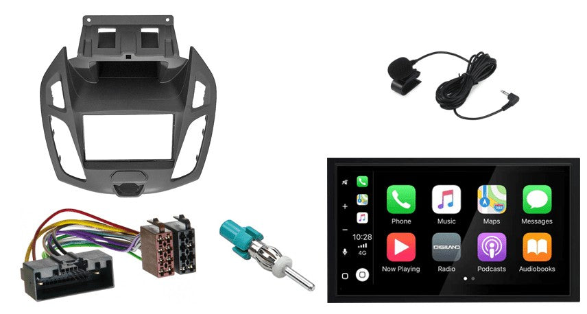 Ford Transit Connect & Tourneo Connect – CarPlay-autoradio · DAB+ · RD-675DBT