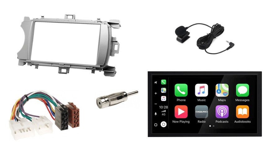 Toyota Yaris (2011–2014) – CarPlay-autoradio · DAB+ · RD-675DBT