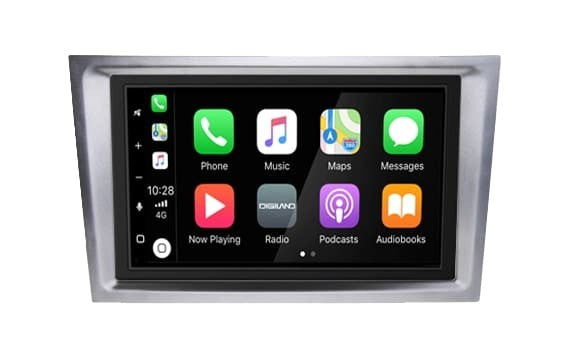 Opel Astra, Corsa, Vivaro, Zafira e.a. – CarPlay-autoradio · zilver · DAB+ · RD-675DBT