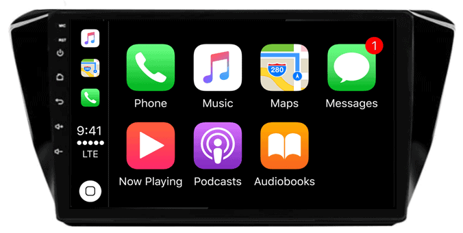 Škoda Superb (2016–2019) – CarPlay-scherm 10 inch · ARG-1000DAB