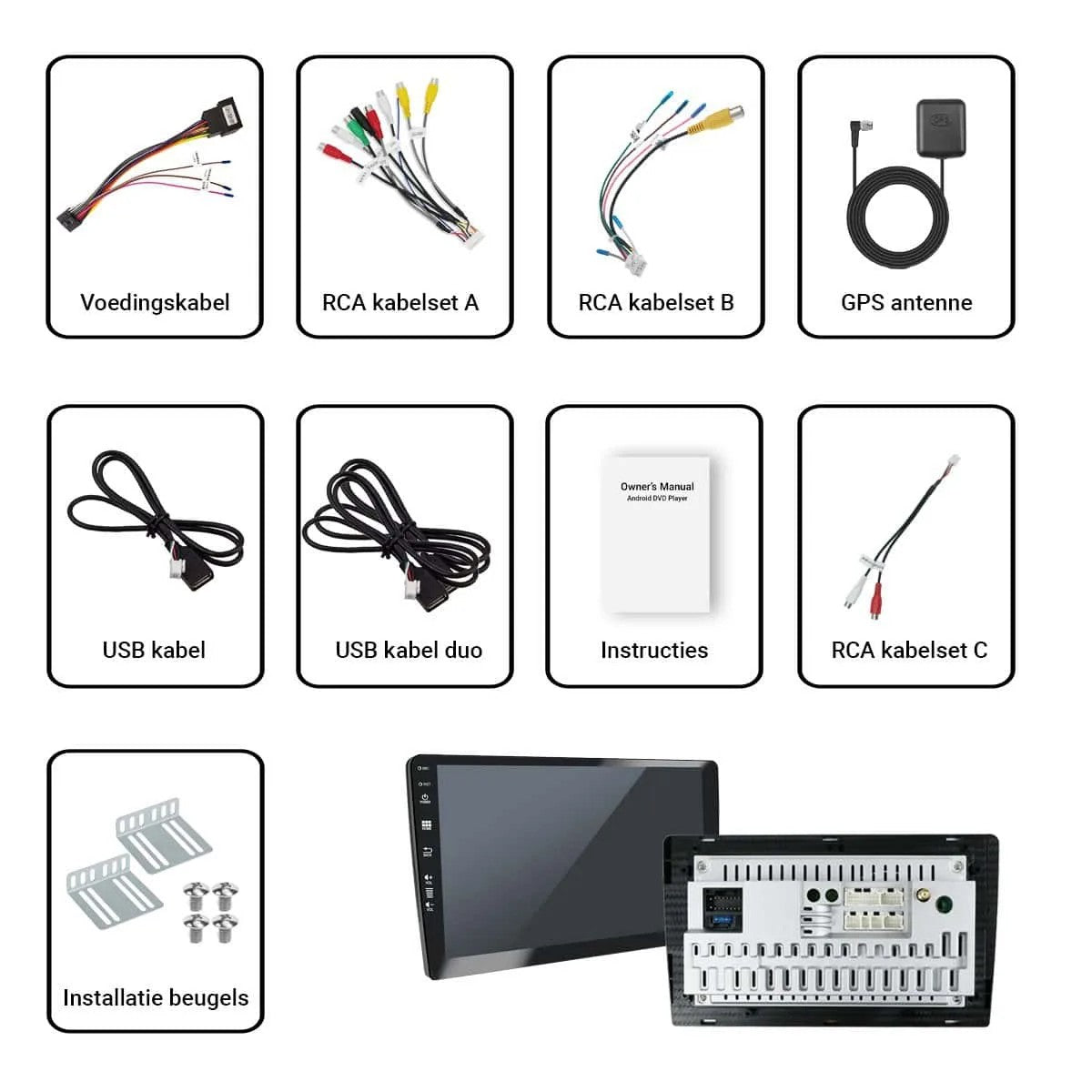 Ford Focus (2004–2011) – CarPlay-scherm 9 inch · RD-D040Q