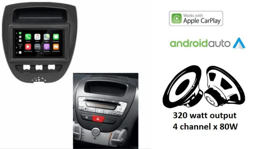 Toyota Aygo / Citroën C1 / Peugeot 107 (2006–2014) – CarPlay-autoradio · RD-675DBT