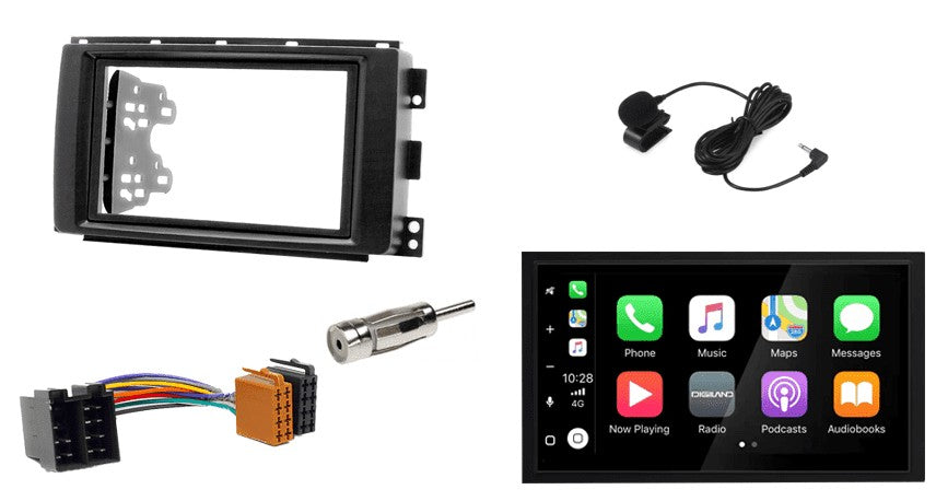 Smart ForTwo (2007–2010) – CarPlay-autoradio · RD-675DBT