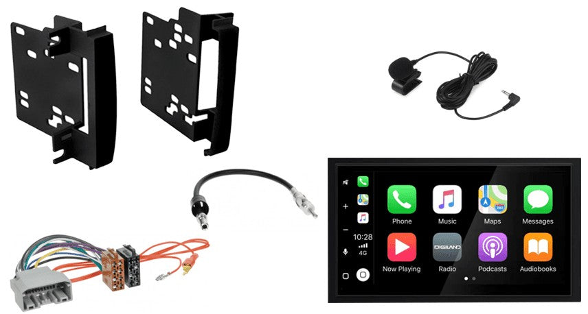 Dodge Avenger, Caliber, Challenger & Ram – CarPlay-autoradio · DAB+ · RD-675DBT