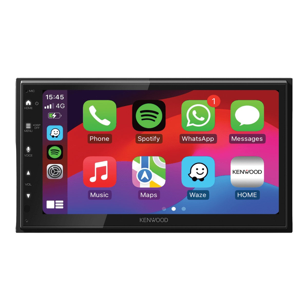 Fiat Doblo (vanaf 2015) – Kenwood CarPlay-autoradio