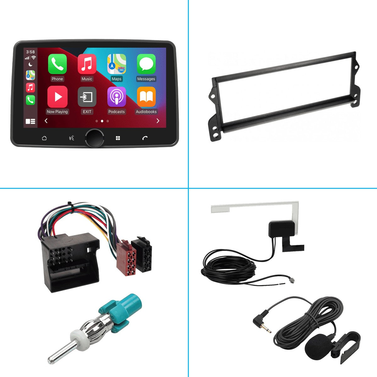 MINI Cooper (R50–R53) – CarPlay-autoradio · DAB+ · RD-RDAB