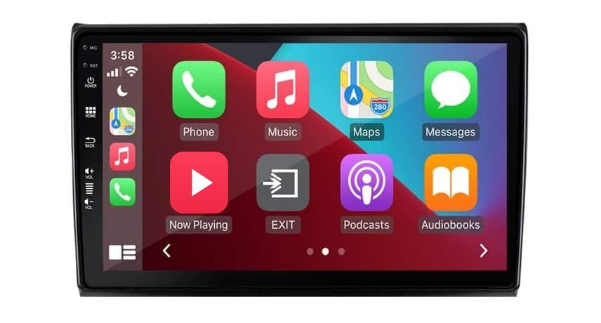 Fiat Bravo (2006–2016) – CarPlay-scherm 9 inch · DAB+ · RD-D040Q