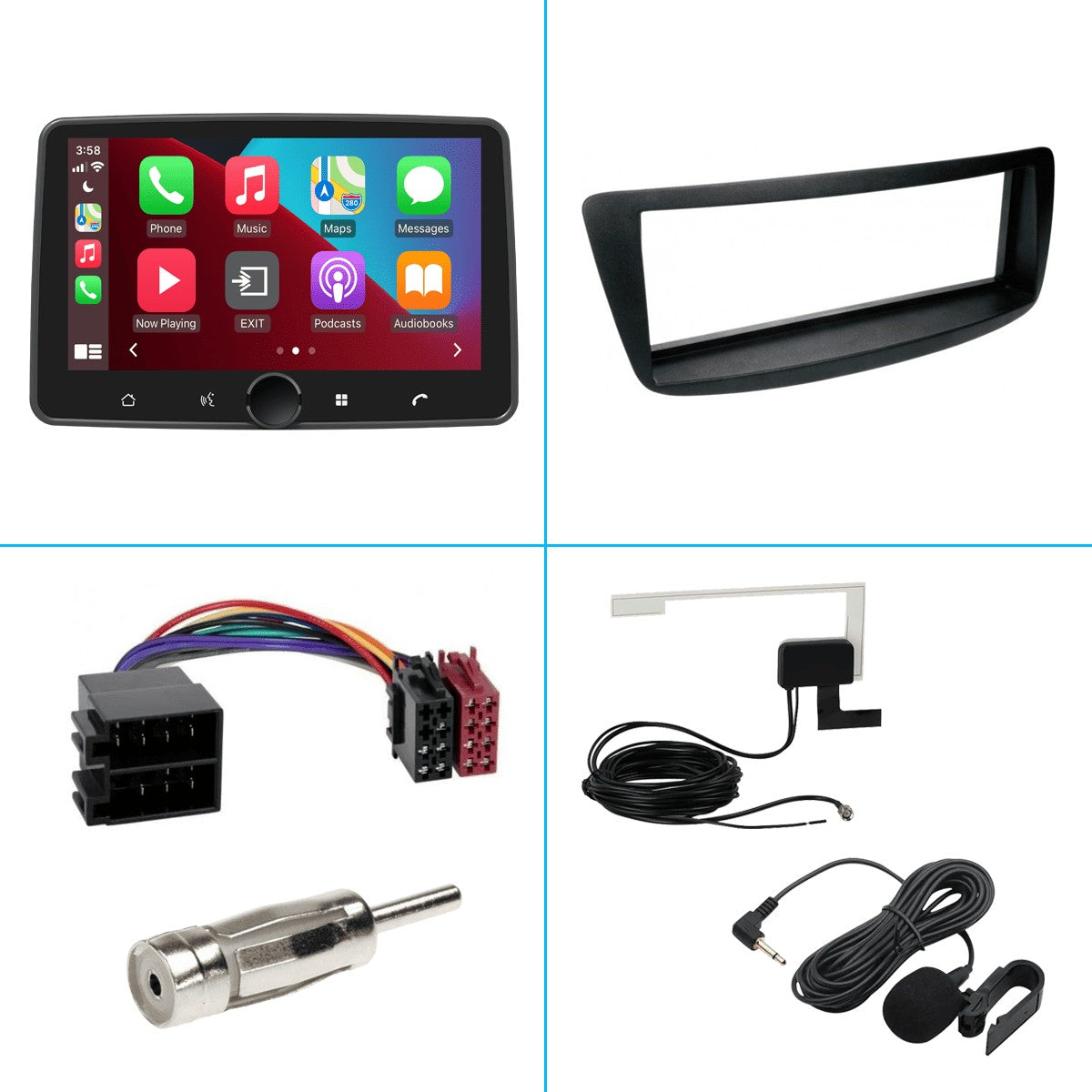 Peugeot 107 Toyota Aygo Citroën C1 (2006–2014) – CarPlay-autoradio · RD-RDAB