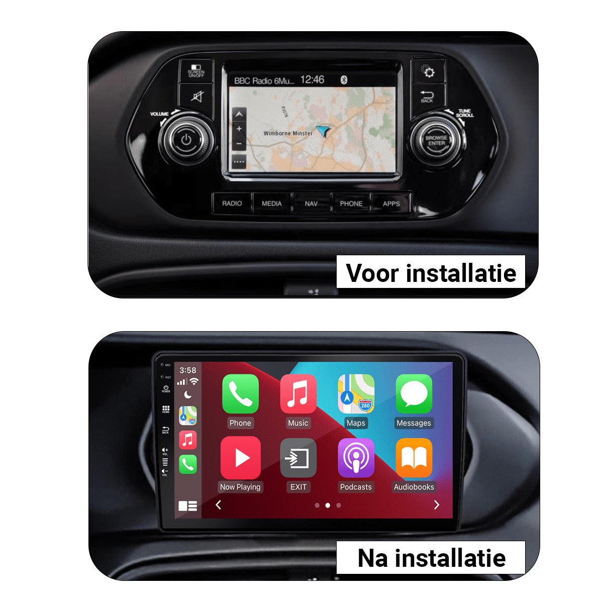 Fiat Tipo (2015–2023) – CarPlay-scherm 5 inch