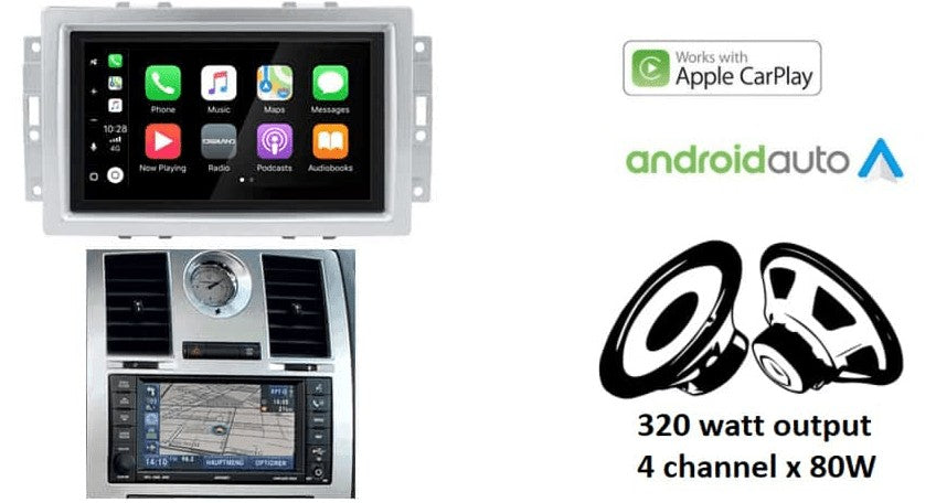 Chrysler 300C, Dodge Charger & Jeep Grand Cherokee – CarPlay-autoradio · DAB+ · RD-675DBT