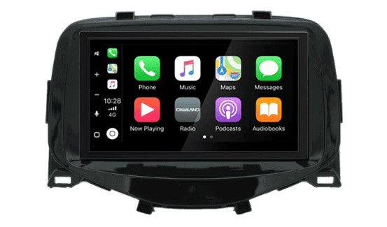 Toyota Aygo / Citroën C1 / Peugeot 108 bj (vanaf 2014) – CarPlay-autoradio · RD-675DBT