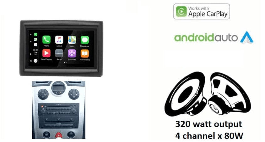 Renault Megane (2002–2009) – CarPlay-autoradio