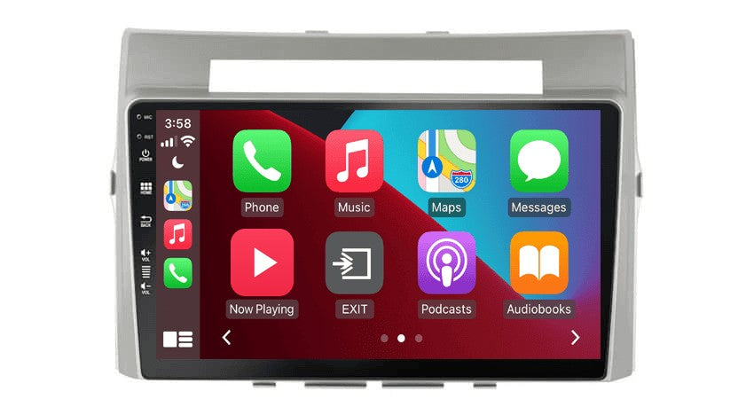 Toyota Corolla Verso (2004–2009) – CarPlay-scherm 9 inch · DAB+ · IPS · RD-D040Q