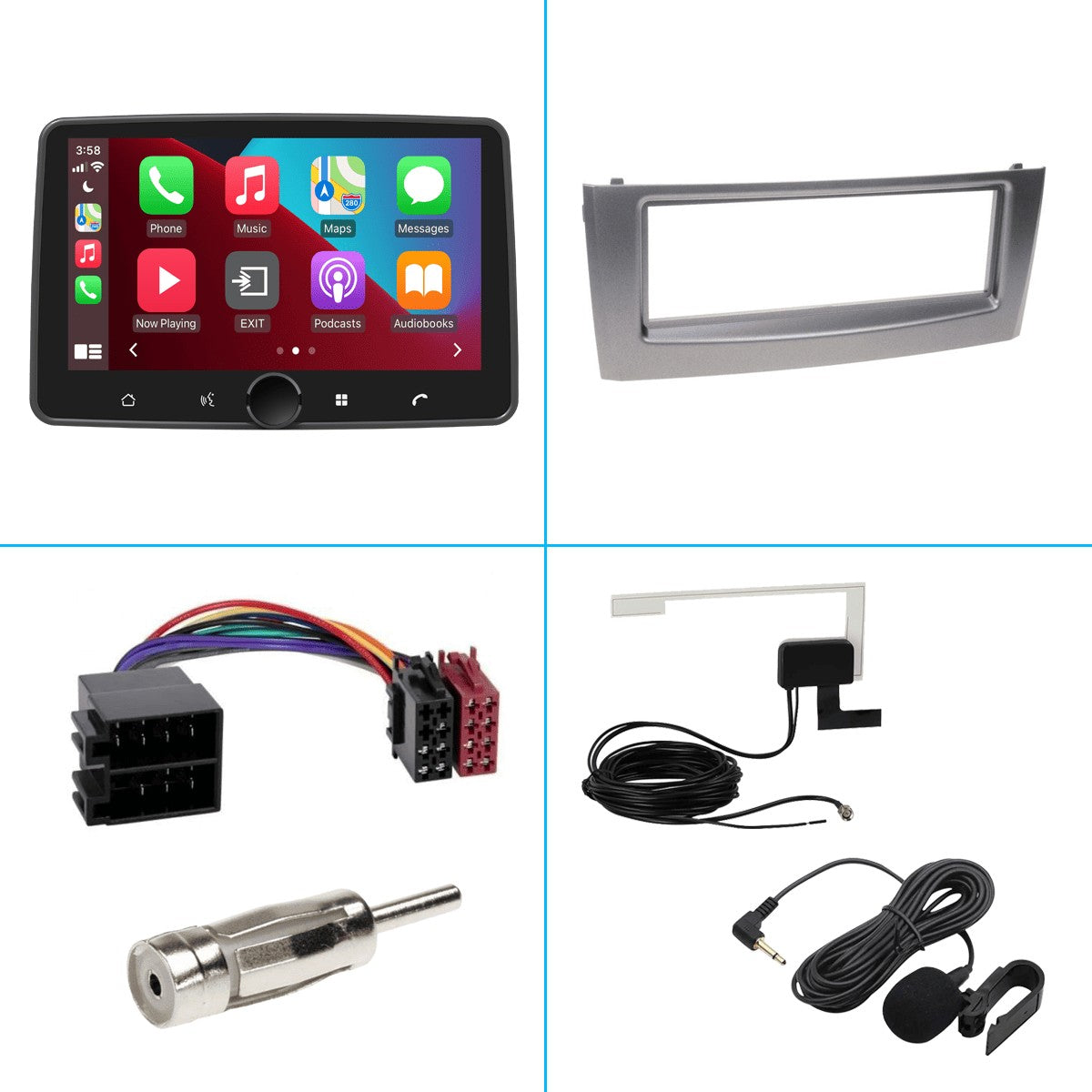 Fiat Grande Punto (199) (2005–2010) – CarPlay-autoradio · DAB+ · RD-RDAB