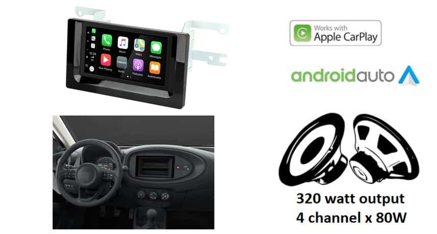 Toyota Aygo X (2021–2024) – CarPlay-autoradio · RD-675DBT