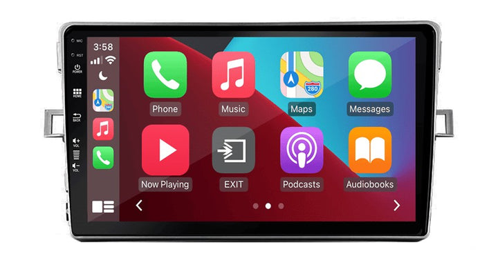 Toyota Verso (2009–2018) – CarPlay-scherm 9 inch · DAB+ · IPS · RD-D040Q
