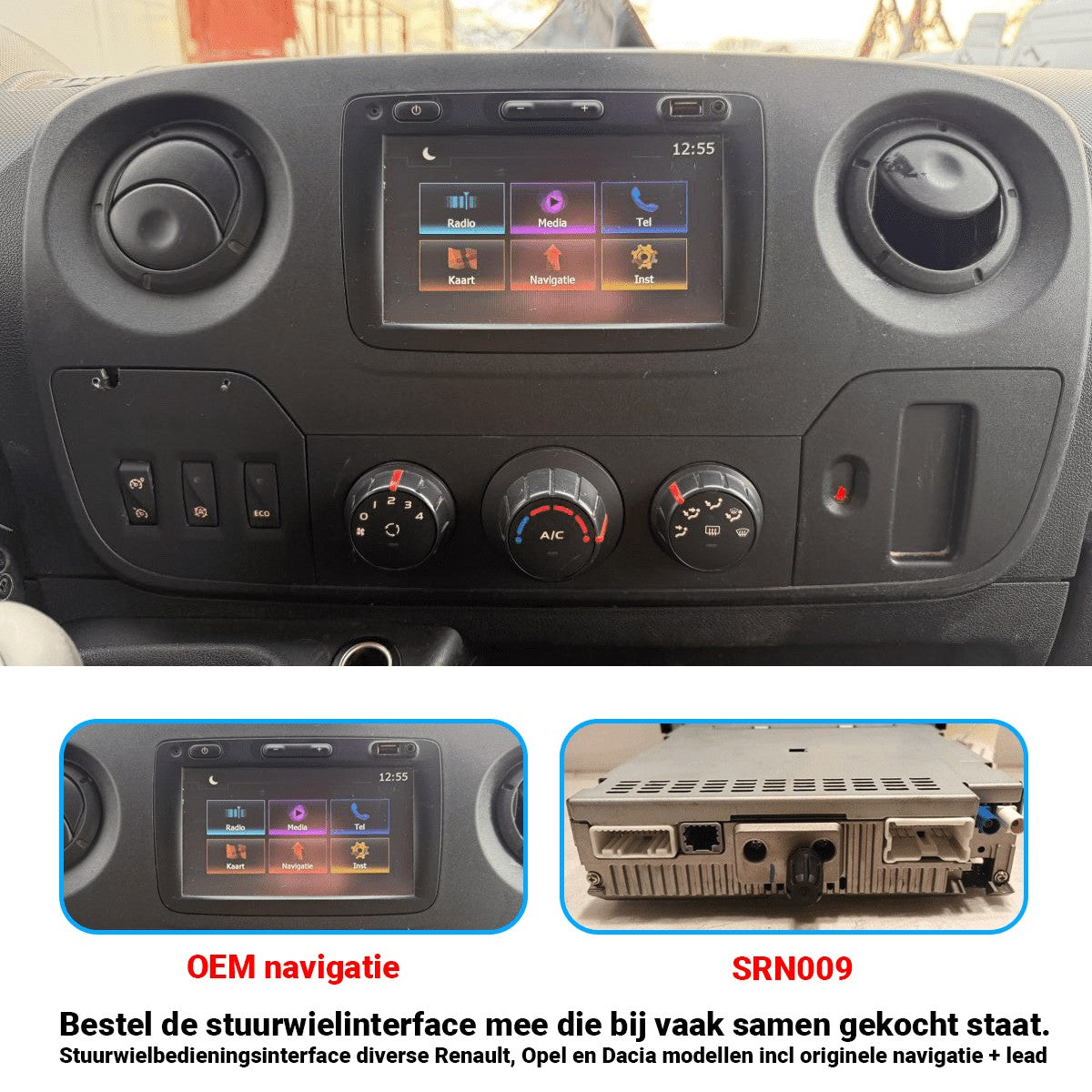 Renault Trafic & Master, Opel Vivaro & Movano – JBL CarPlay-autoradio