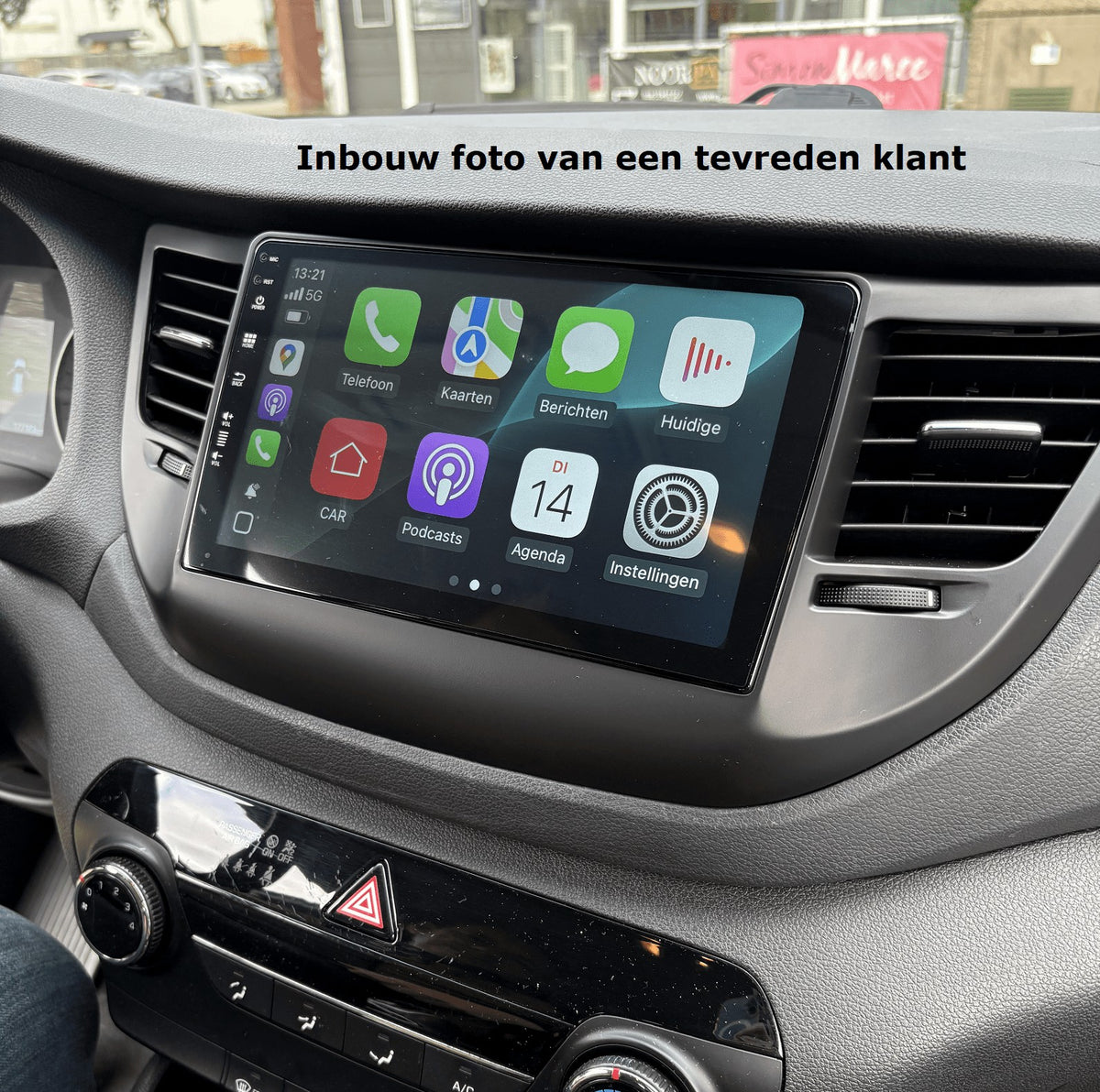 Hyundai Tucson (2014–2018) – CarPlay-scherm 9 inch · DAB+ · RD-D040Q