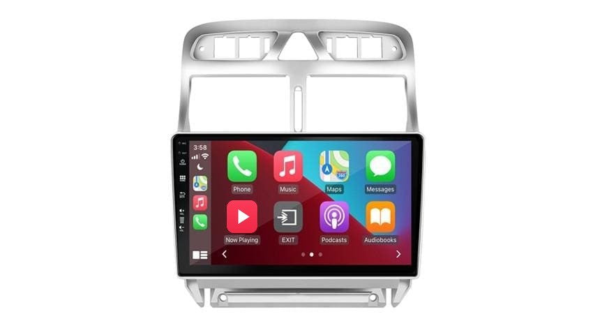 Peugeot 307 (2007–2013) – CarPlay-scherm 9 inch · RD-D040Q