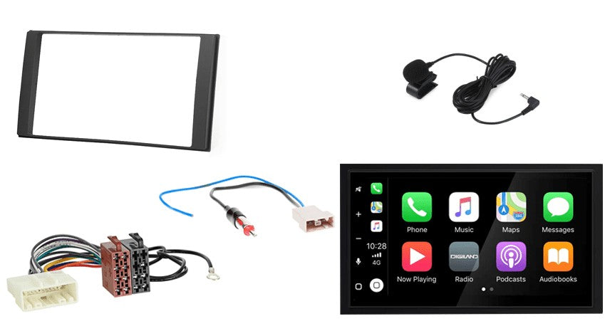 Nissan Micra, Note, Almera & Juke – CarPlay-autoradio · DAB+ · RD-675DBT