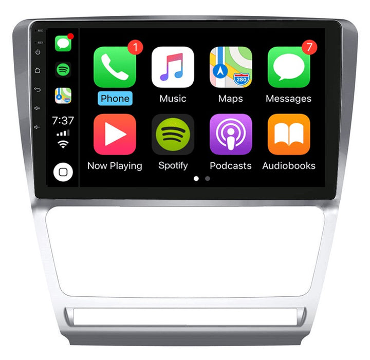 Škoda Octavia (2008–2013) – CarPlay-scherm 10 inch · hand en auto airco · DAB+ · ARG-1000DAB