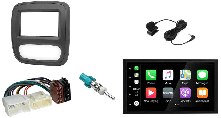 Renault Trafic Opel Vivaro Fiat Talento (vanaf 2014) – CarPlay-autoradio