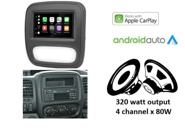 Renault Trafic Opel Vivaro Fiat Talento (vanaf 2014) – CarPlay-autoradio